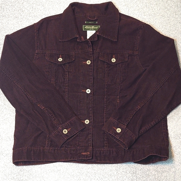 Eddie Bauer Jackets & Blazers - Eddie Bauer burgundy jacket, stretch, size L